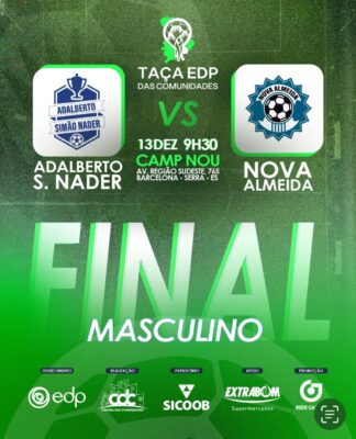Card do jogo da Final Masculina: Adalberto Simão Nader vs Nova Almeida